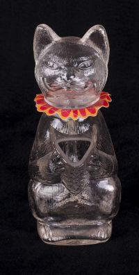 WMF ~ Wrttembergische Metallwarenfabrik West Germany Cat Glass Syrup Pitch